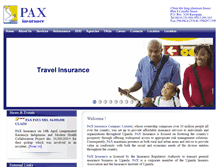 Tablet Screenshot of paxinsurance.co.ug